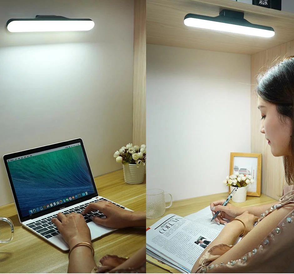 LED Makeup Mirror Light  5V USB Rechargeable Vanity Lamp Eye Protection Hanging Magnetic Desk Lamps Touch Switch Book Lights