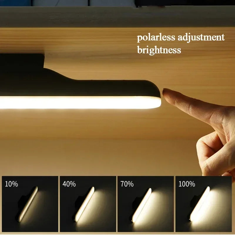 LED Makeup Mirror Light  5V USB Rechargeable Vanity Lamp Eye Protection Hanging Magnetic Desk Lamps Touch Switch Book Lights