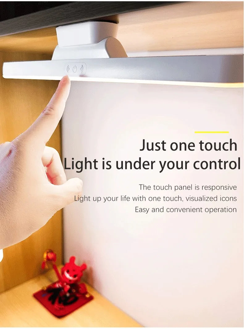 LED Makeup Mirror Light  5V USB Rechargeable Vanity Lamp Eye Protection Hanging Magnetic Desk Lamps Touch Switch Book Lights