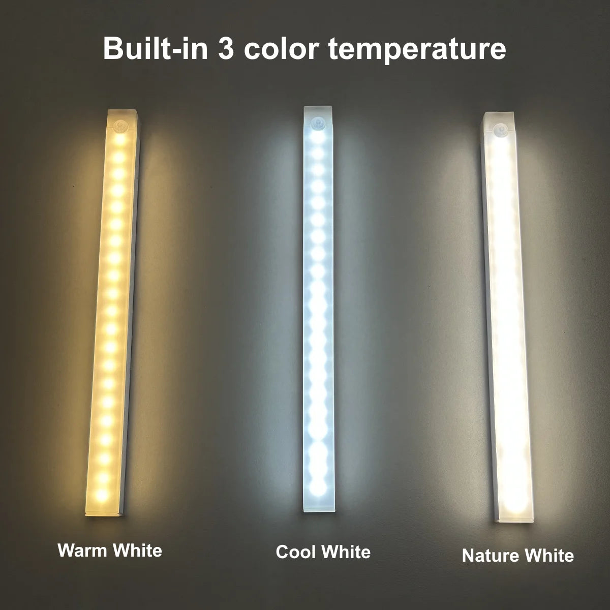 LumiBar™ - Barre LED Intelligente Sans Fil Détecteur de Mouvement